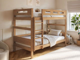 Flair Elijah Detachable Wooden Bunk Bed Natural
