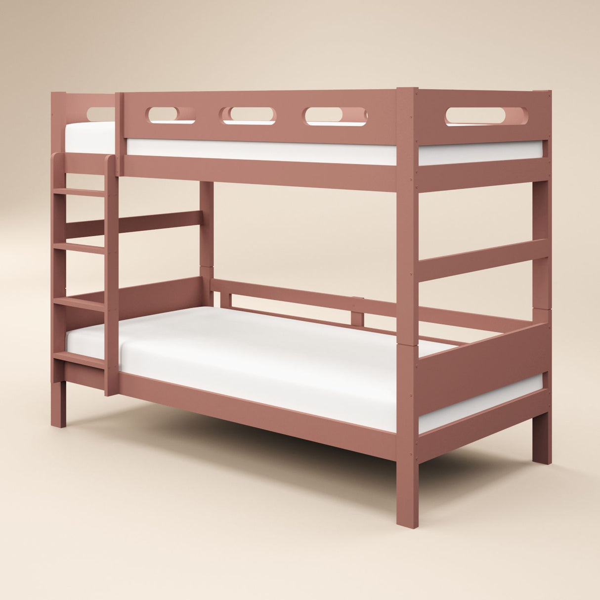 Flair Elijah Detachable Wooden Bunk Bed Pink