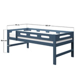 Flair Elijah Detachable Wooden Bunk Bed Blue