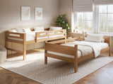 Flair Elijah Detachable Wooden Bunk Bed Natural