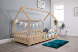 Flair Explorer Single Play House Floor Bed with Rails Olive Green
