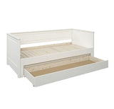 Noomi Erika Guest Bed with Drawer White (FSC-Certified)