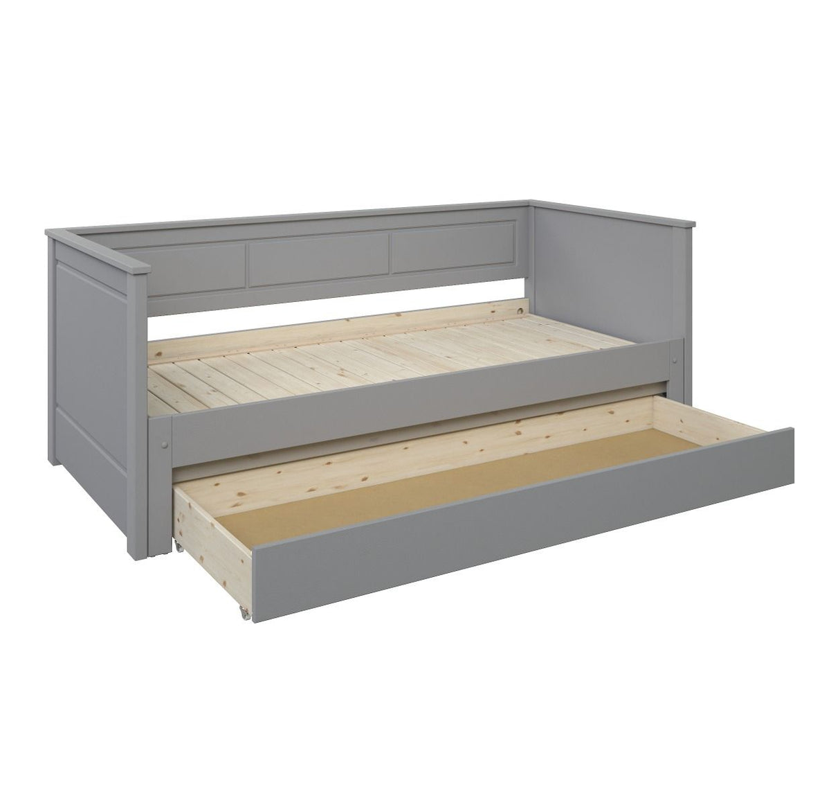 Noomi Erika Guest Bed with Drawer Grey (FSC-Certified)