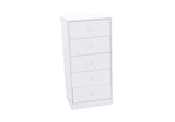 Flair Wizard Chest of 5 Drawers White