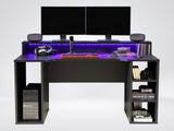 Flair Power X Gaming Desk with RGB LED Black