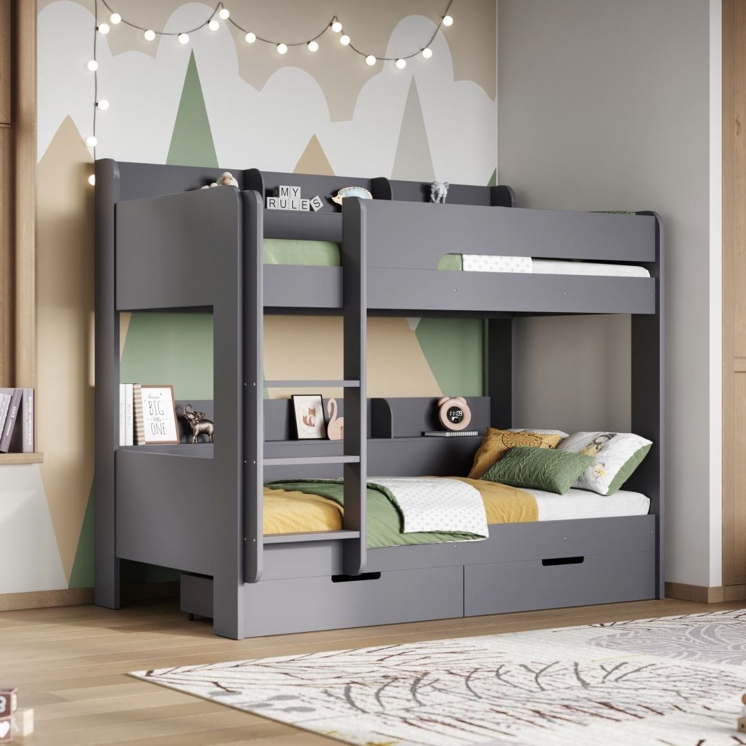 Flair Eddie Storage Bunk Grey
