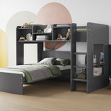 Flair Wizard Junior L Shaped Bunk Bed Grey