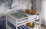 Flair Tetrad Detachable Small Double Bunk Bed White