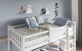 Flair Zoom Wooden Detachable Bunk Bed White