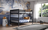 Flair Tetrad Detachable Small Double Bunk Bed Grey