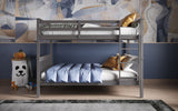 Flair Tetrad Detachable Small Double Bunk Bed Grey