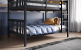 Flair Tetrad Detachable Small Double Bunk Bed Grey