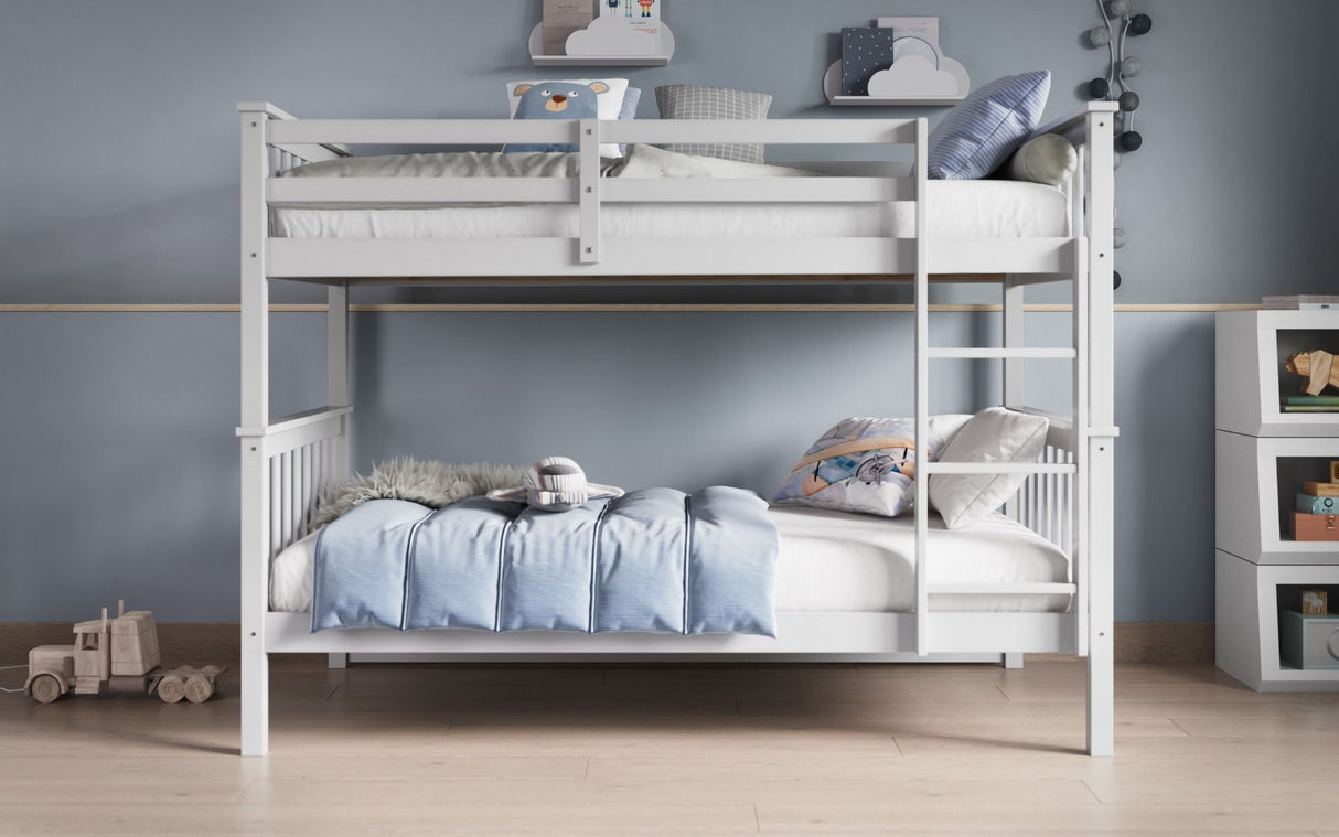 Flair Zoom Wooden Detachable Bunk Bed White