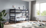 Flair Zoom Wooden Detachable Bunk Bed Grey