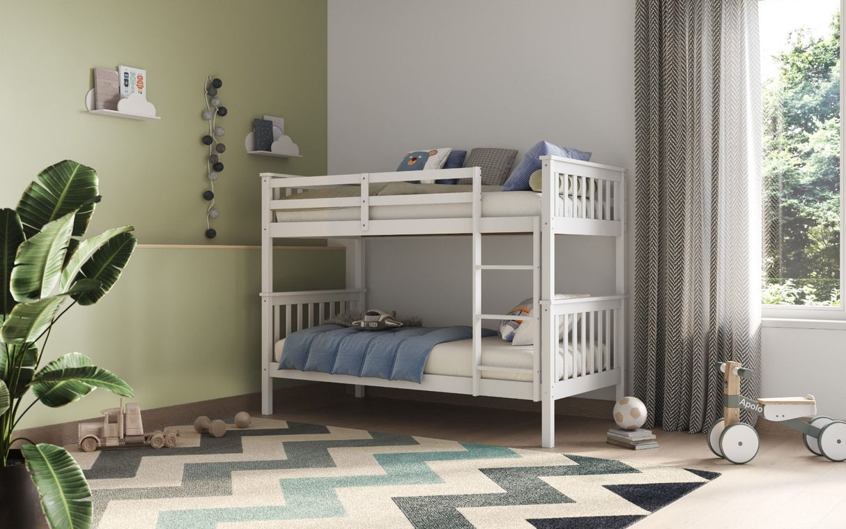 Flair Koop Wooden Detachable Bunk Bed White