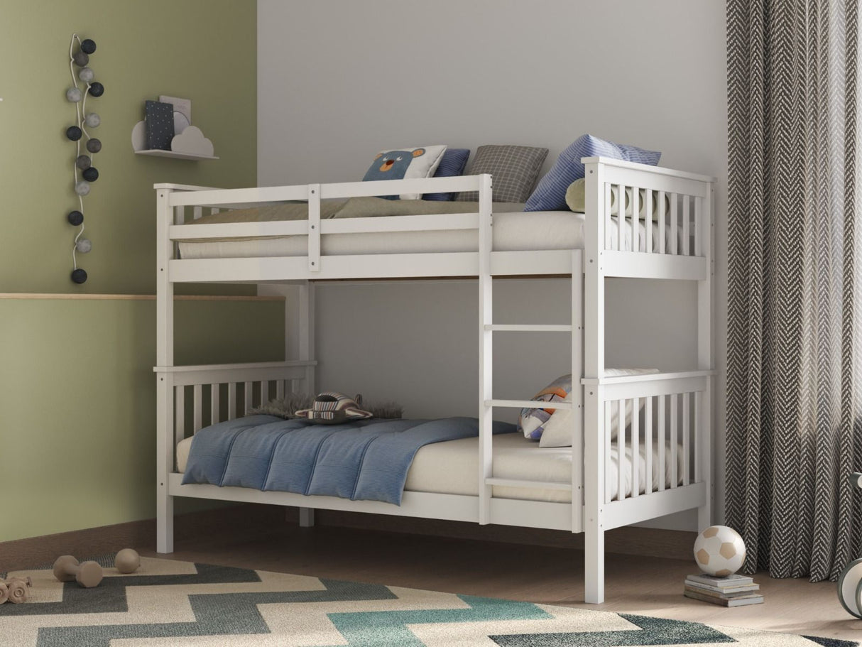 Flair Koop Wooden Detachable Bunk Bed White