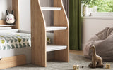 Flair Flick Storage Bunk Bed White & Oak