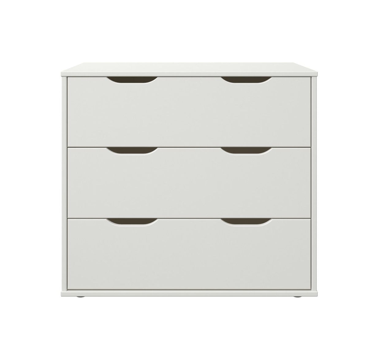 Noomi Nora Solid Wood Mid Sleeper Storage Cabin White (FSC-Certified)