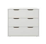 Noomi Nora Solid Wood Mid Sleeper Storage Cabin White (FSC-Certified)