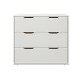Noomi Nora Solid Wood Mid Sleeper 6 Drawer Set White (FSC-Certified)