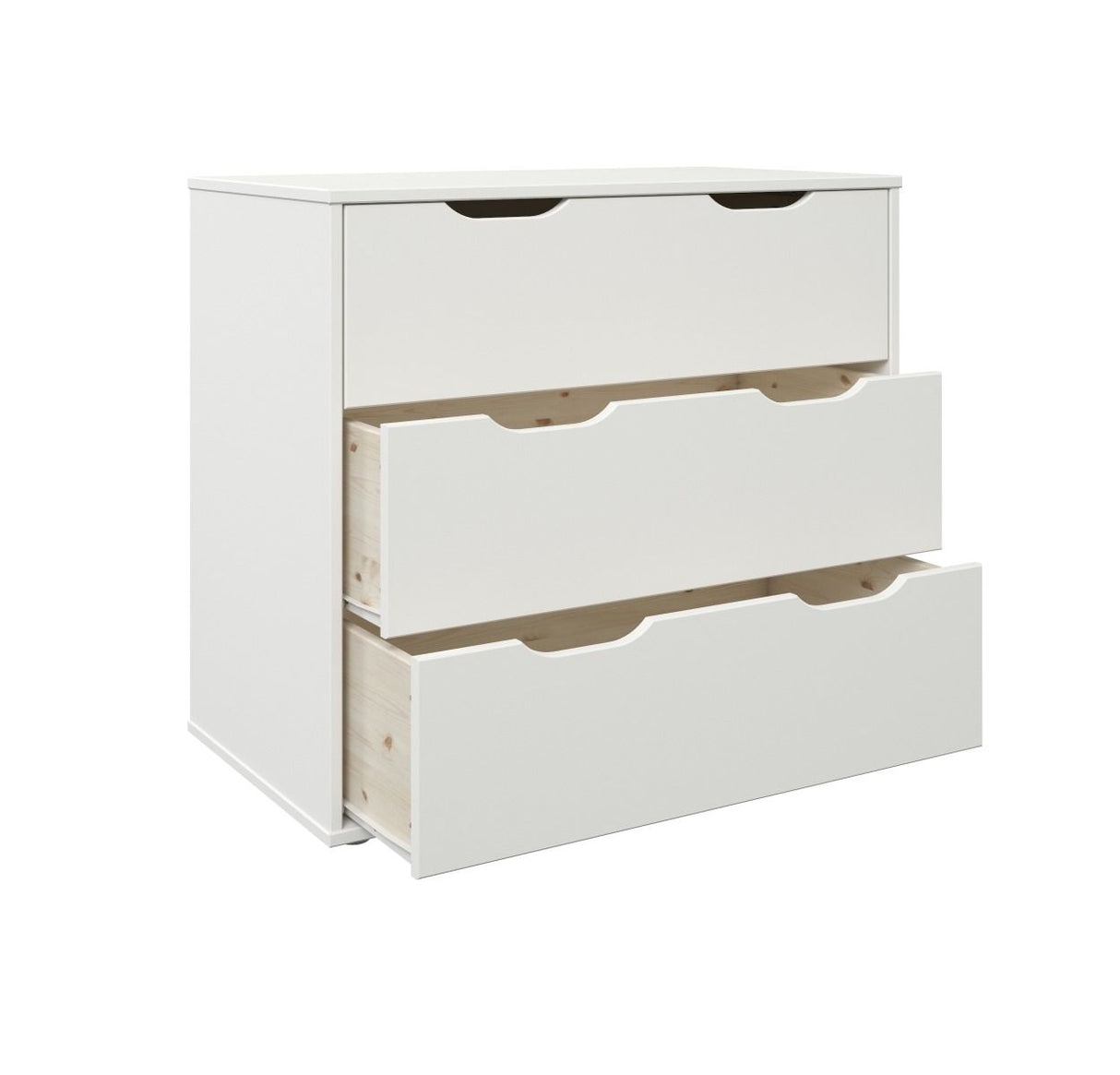 Noomi Nora Chest Of 3 Drawers White (FSC-Certified)
