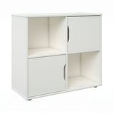 Noomi Nora Solid Wood Mid Sleeper Craft Cabin White (FSC-Certified)
