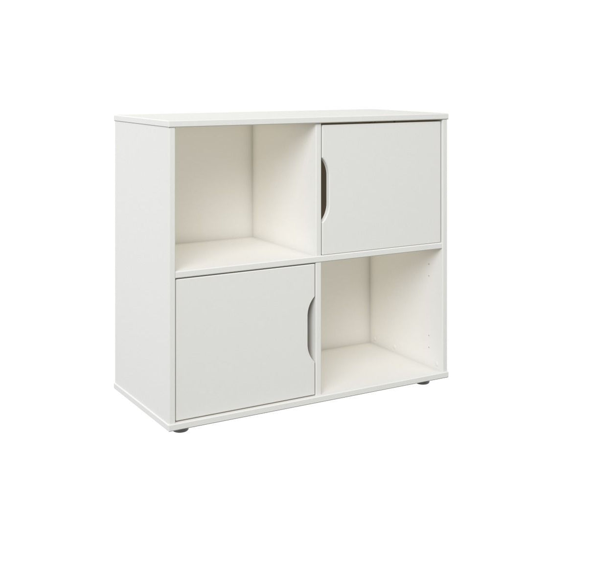 Noomi Nora Solid Wood Mid Sleeper Storage Cabin White (FSC-Certified)