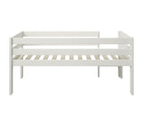 Noomi Solid Wood Shorty Mid Sleeper White (FSC-Certified)