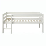 Noomi Solid Wood Shorty Mid Sleeper White (FSC-Certified)