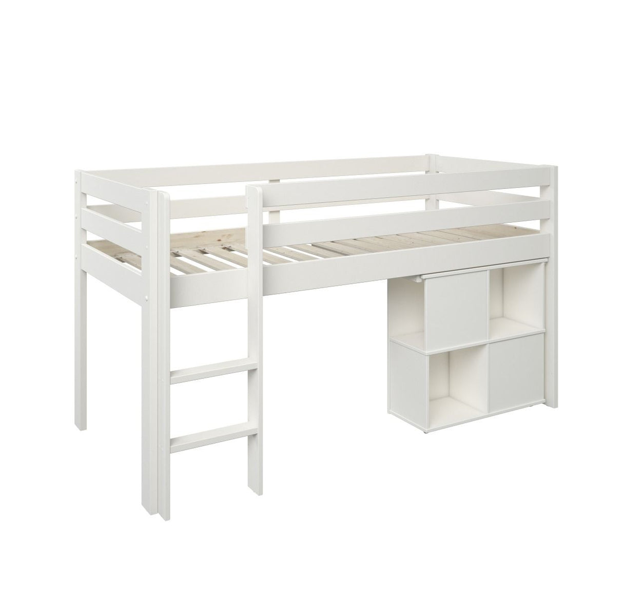 Noomi Nora Solid Wood Mid Sleeper White (FSC-Certified)