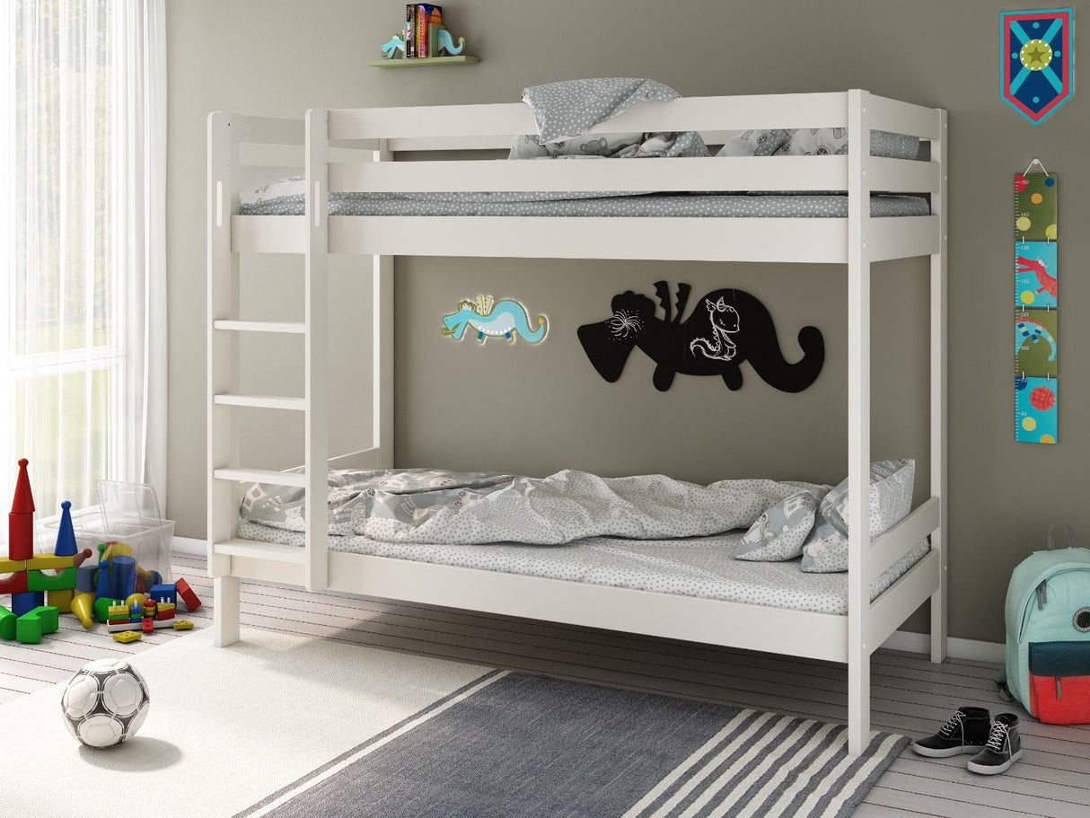 Noomi Nora Solid Wood Bunk Bed White (FSC-Certified)