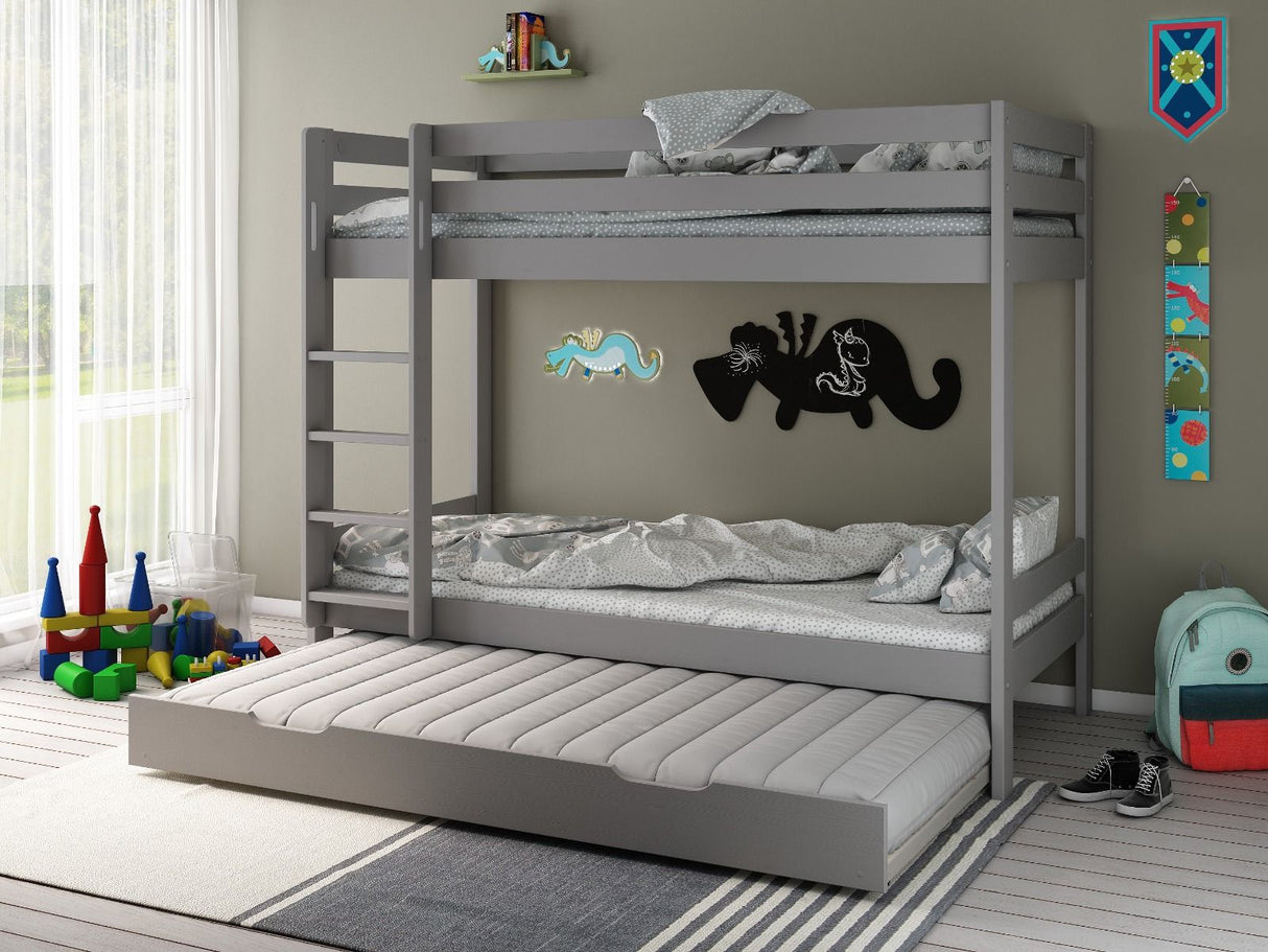 Noomi Nora Solid Wood Bunk Bed Grey (FSC-Certified)
