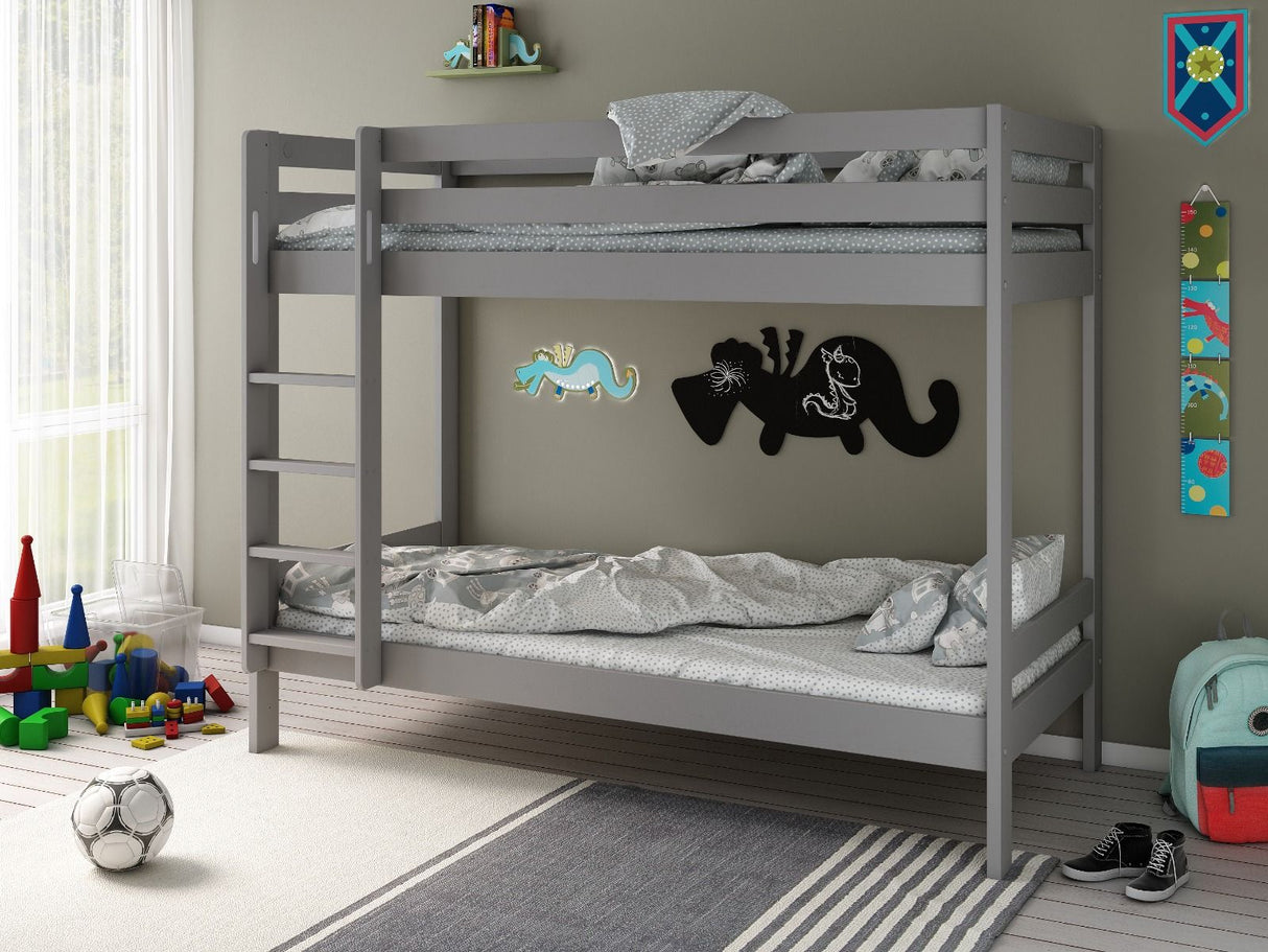 Noomi Nora Solid Wood Bunk Bed Grey (FSC-Certified)