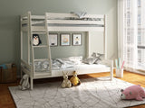 Noomi Nora Solid Wood Triple Bunk Bed White (FSC-Certified)