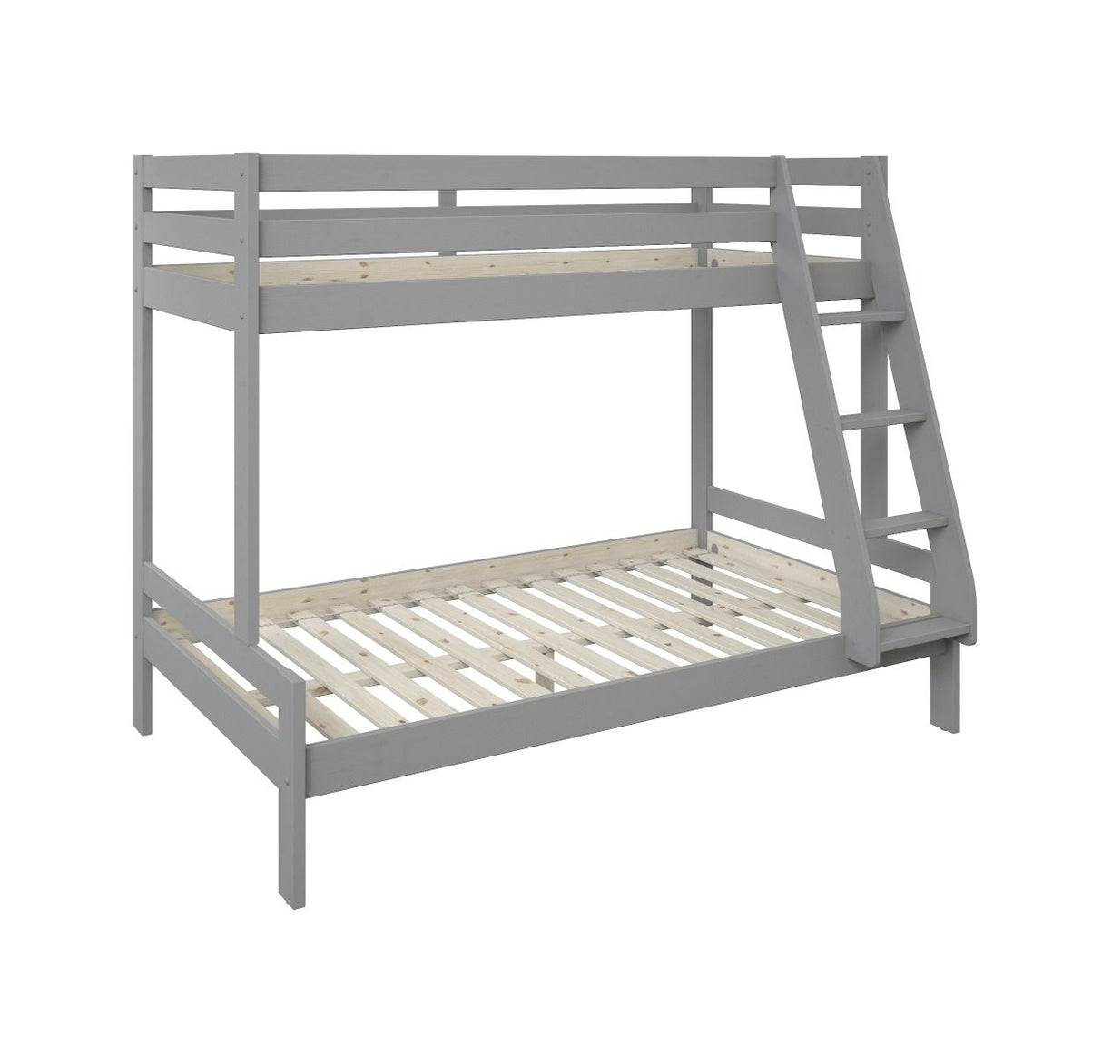 Noomi Nora Solid Wood Triple Bunk Bed Grey (FSC-Certified)
