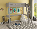 Noomi Tera Solid Wood High Sleeper Grey (FSC-Certified)