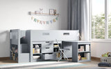 Flair Charlie Staircase Mid Sleeper Storage Set Grey