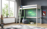 Noomi Tera Solid Wood High Sleeper White (FSC-Certified)