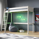 Noomi Tera Solid Wood High Sleeper White (FSC-Certified)