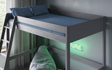 Noomi Tera Solid Wood Small Double High Sleeper Grey (FSC-Certified)