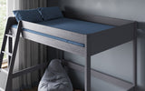 Noomi Tera Solid Wood Small Double High Sleeper Grey (FSC-Certified)