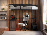 Recoil Glitch Metal Gaming High Sleeper with Desk