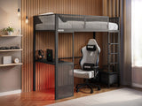Recoil Glitch Metal Gaming High Sleeper with Desk
