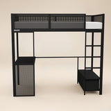 Recoil Glitch Metal Gaming High Sleeper with Desk