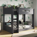 Flair Gravity Bunk Bed with Shelves Grey