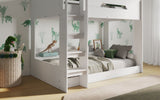Flair Gravity Bunk Bed with Shelves White