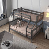 Flair Zoom Wooden Detachable Triple Bunk Bed Grey