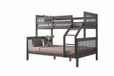 Flair Zoom Wooden Detachable Triple Bunk Bed Grey