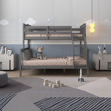 Flair Zoom Wooden Detachable Triple Bunk Bed Grey