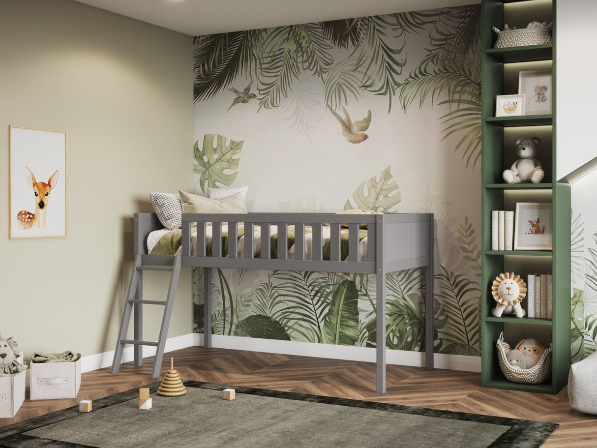 Flair Bea Shorty Mid Sleeper Cabin Bed Grey